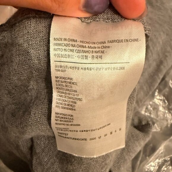 Suitsupply Merino Wool Sweater Gray size S Men - Picture 8 of 8